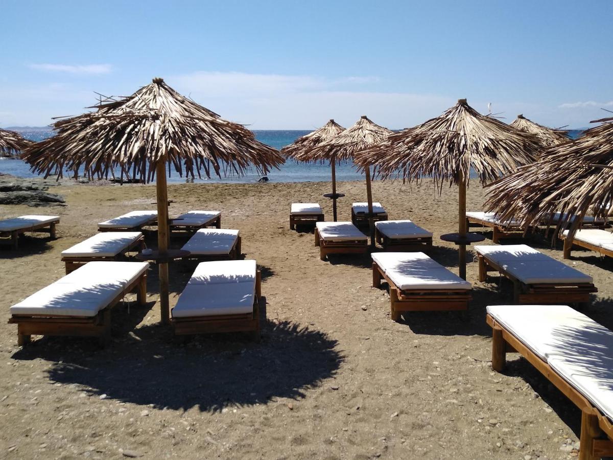 Nostos Beachfront Apartments & Studios Агиос-Иоаннис Экстерьер фото