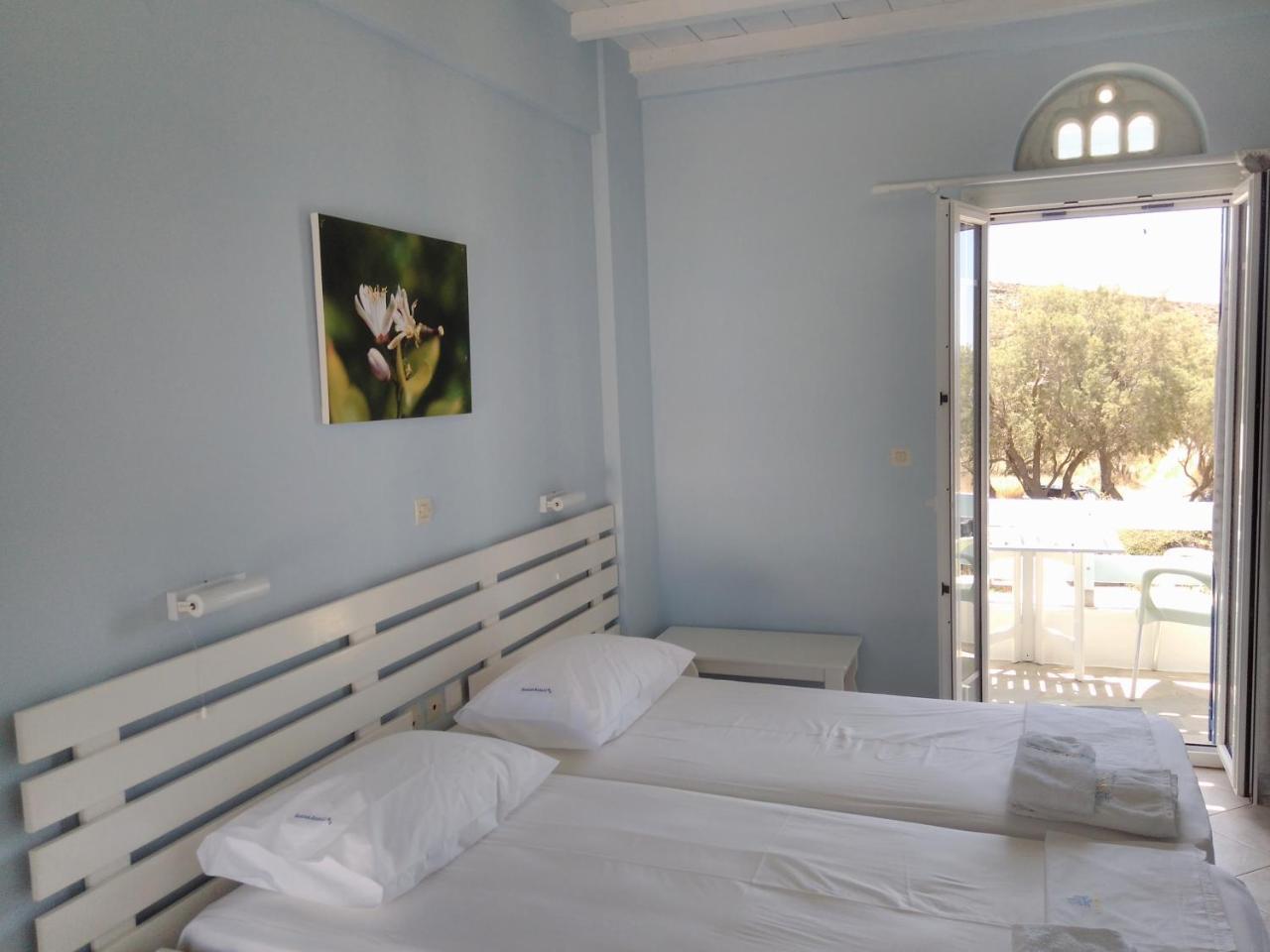 Nostos Beachfront Apartments & Studios Агиос-Иоаннис Экстерьер фото