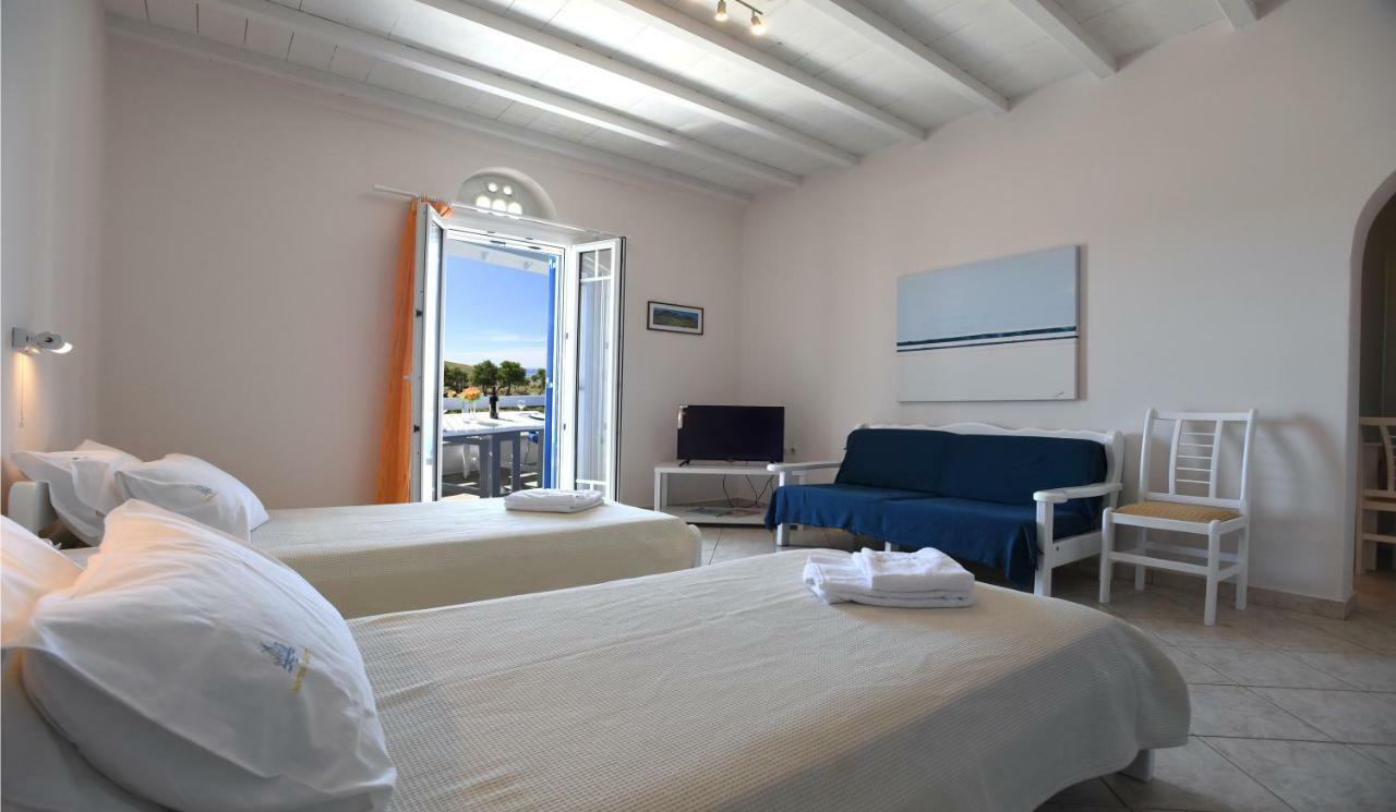 Nostos Beachfront Apartments & Studios Агиос-Иоаннис Экстерьер фото