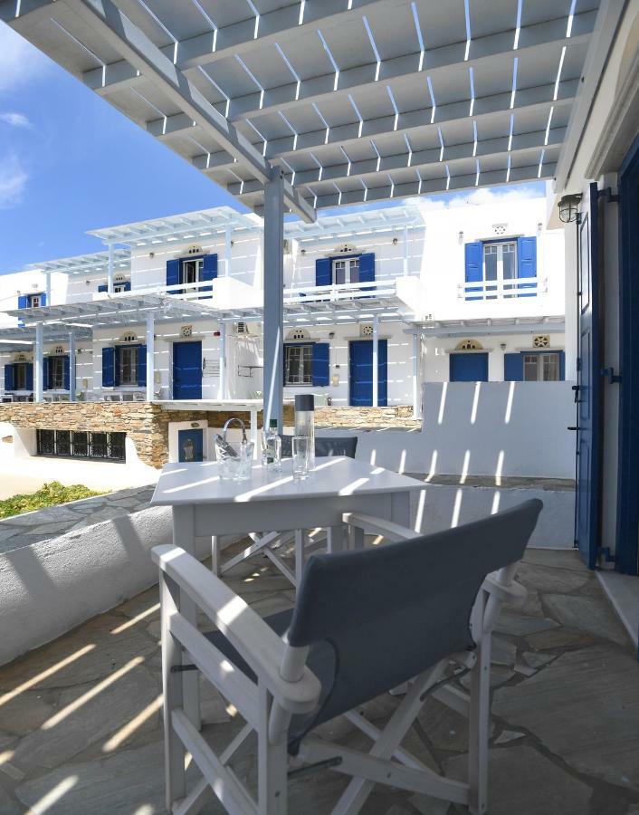 Nostos Beachfront Apartments & Studios Агиос-Иоаннис Экстерьер фото