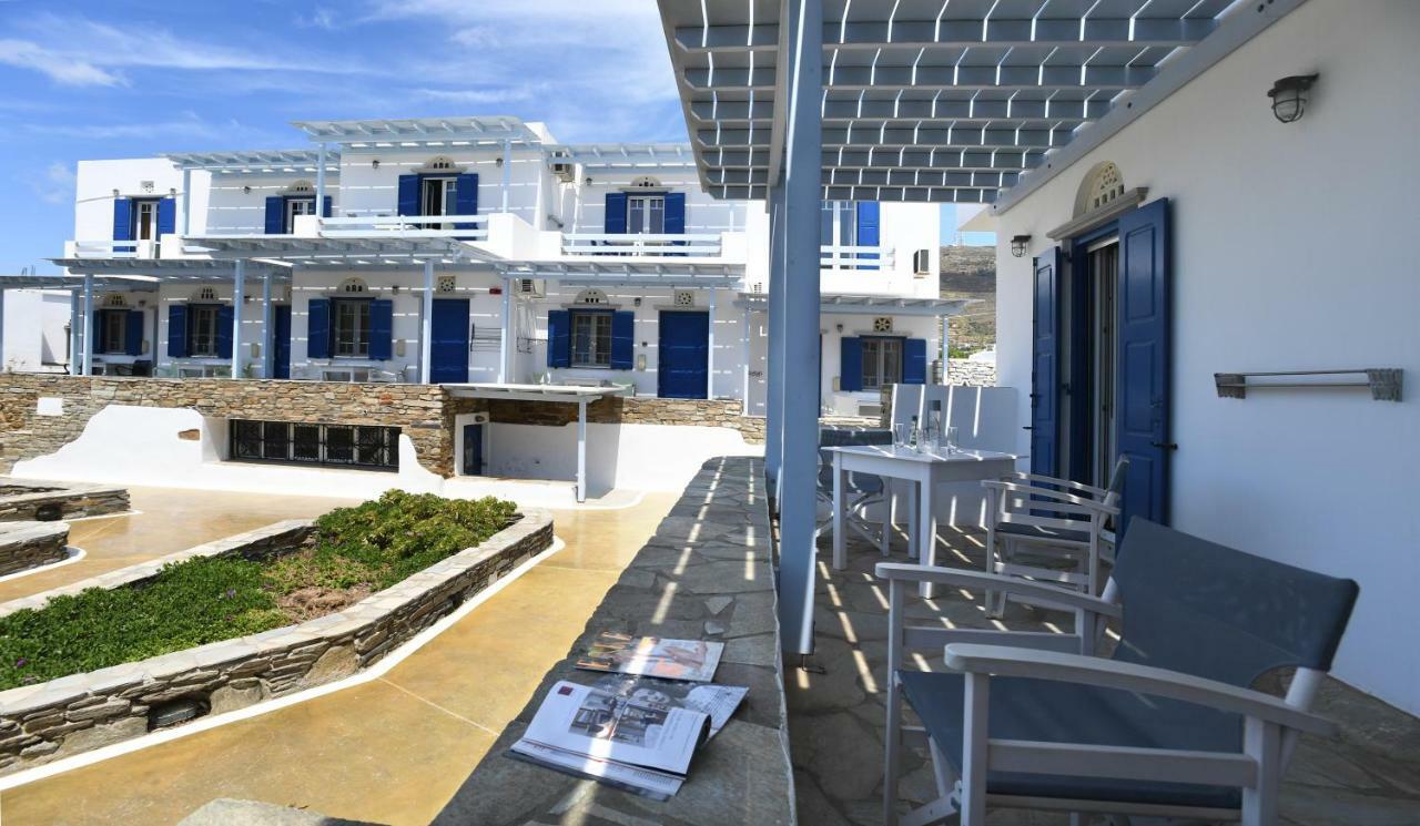 Nostos Beachfront Apartments & Studios Агиос-Иоаннис Экстерьер фото