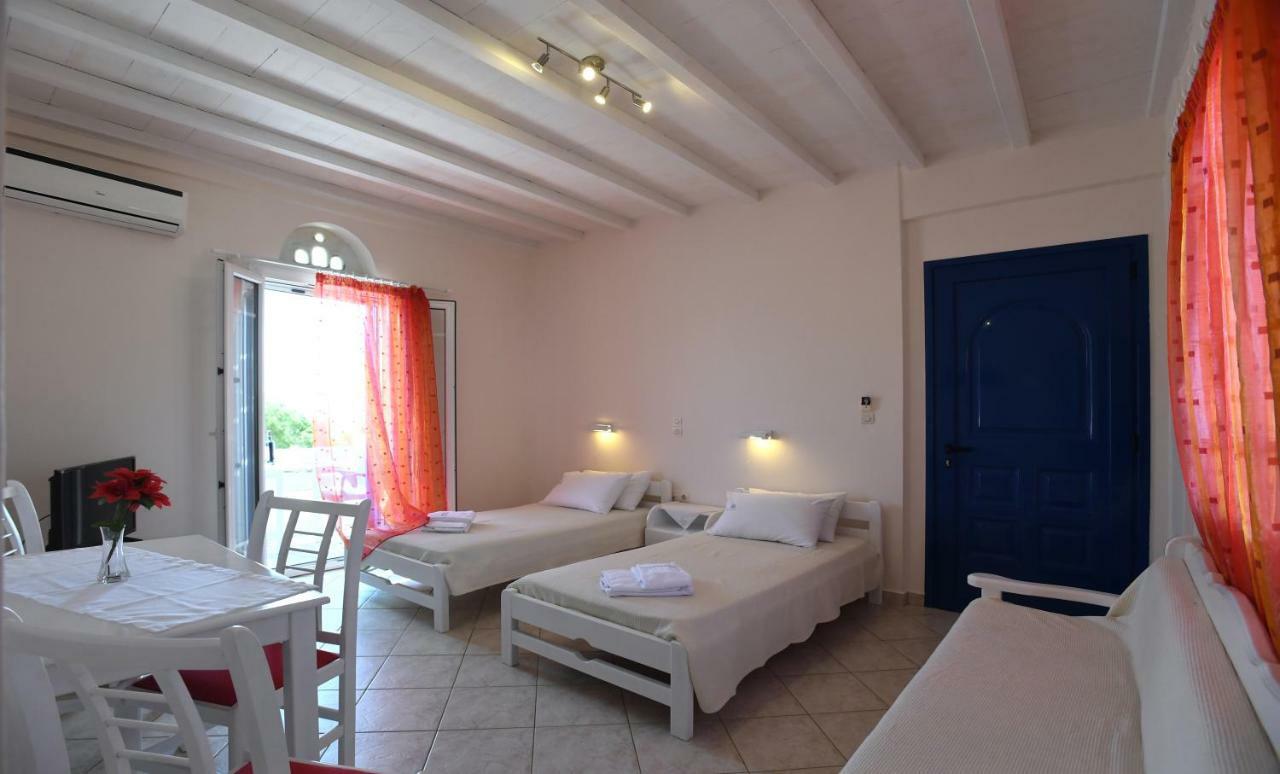 Nostos Beachfront Apartments & Studios Агиос-Иоаннис Экстерьер фото